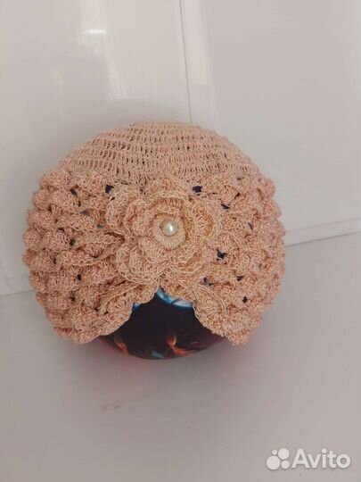 Летняя шапочка-тюрбан