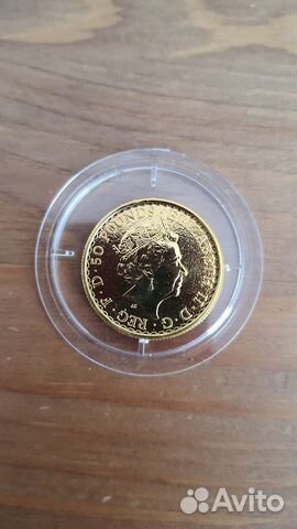 Золотая монета Британия. 2017г. 15,55гр