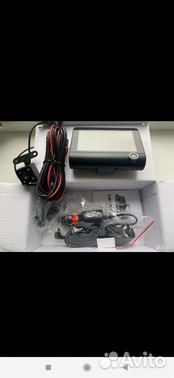 Видеорегистратор с 3 камерами, перед зад, салон