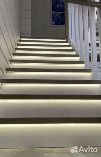 Подсветка лестницы с датчиками движения
