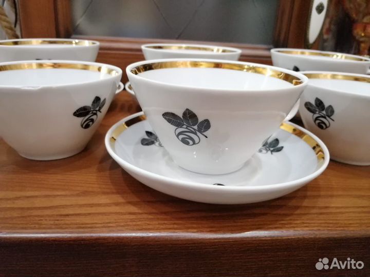 Фарфор ссср. Чайные пары
