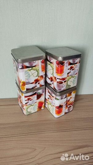 Металлические коробочки для чая