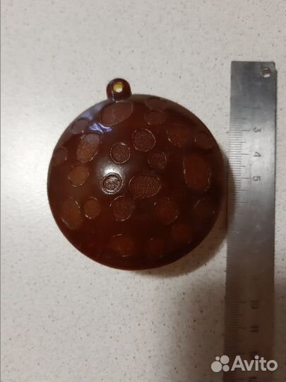 Игрушка елочная СССР,космонавт,ракета.Редкость