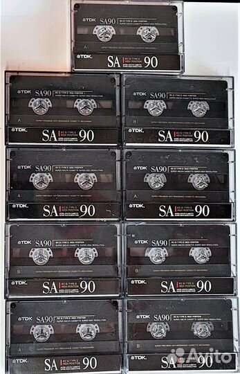 Аудиокассеты Basf chrome TDK SA 90 Sony UX S