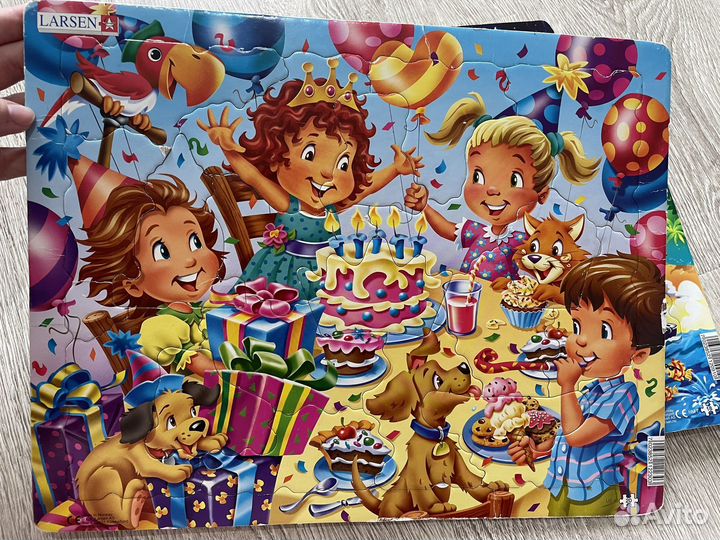 Пазлы Larsen пакетом