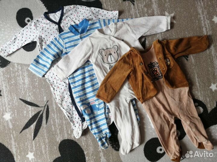 Вещи пакетом на мальчика 68-80
