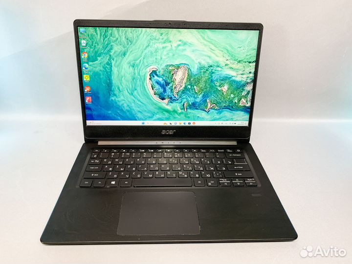 Ноутбук Acer Swift 14 Inte Silver 4 ядра/SSD