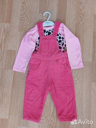 Вельветовый комбинезон 80