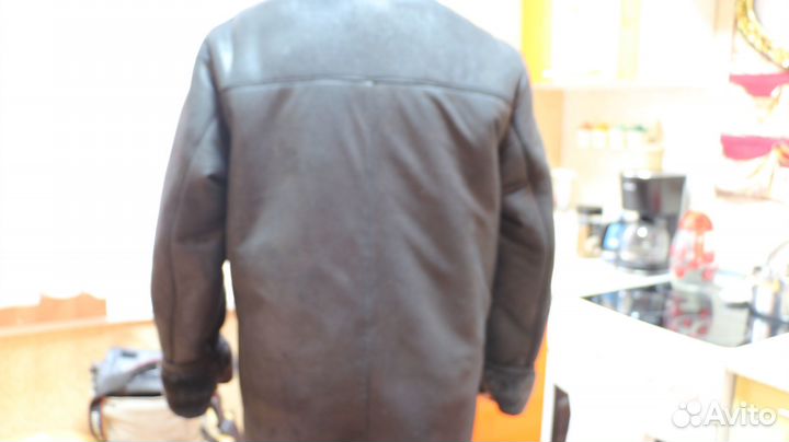 Дубленка мужская не кожная