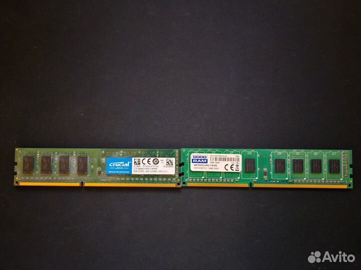 Оперативная память ddr3 4 Гб 1600 мгц