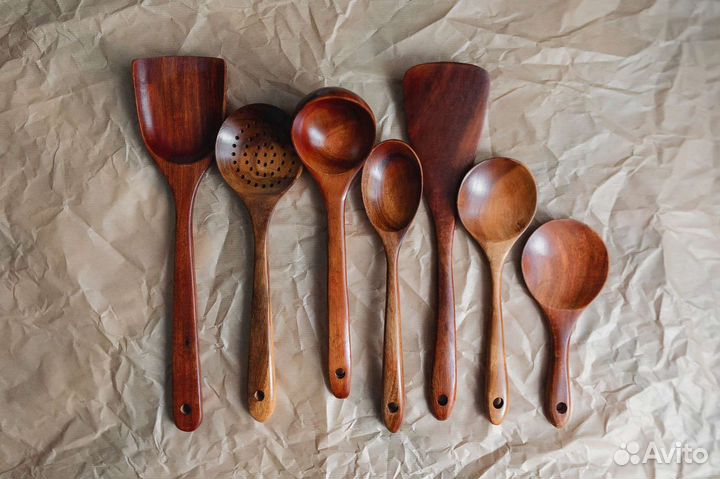 Деревянные ложки, лопатки