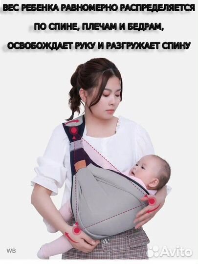 Переноска для детей, слинг, хипсит