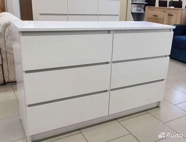 Комод Охта 1200.6 Белый