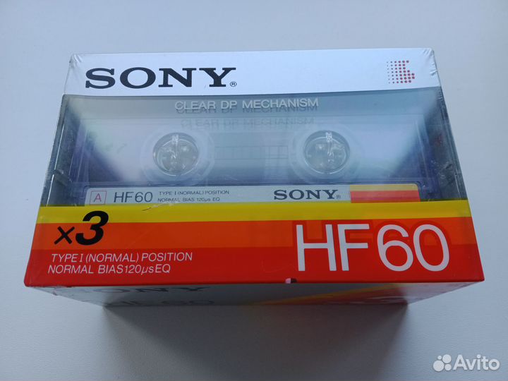 Кассеты Maxell UR60, Sony HF60