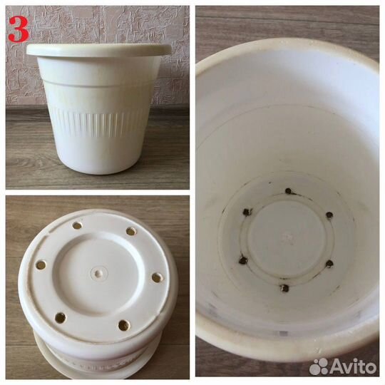 Горшки для цветов (керамика и пластиковые)