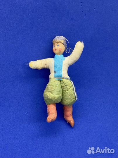 Елочная игрушка СССР из ваты Мальчик