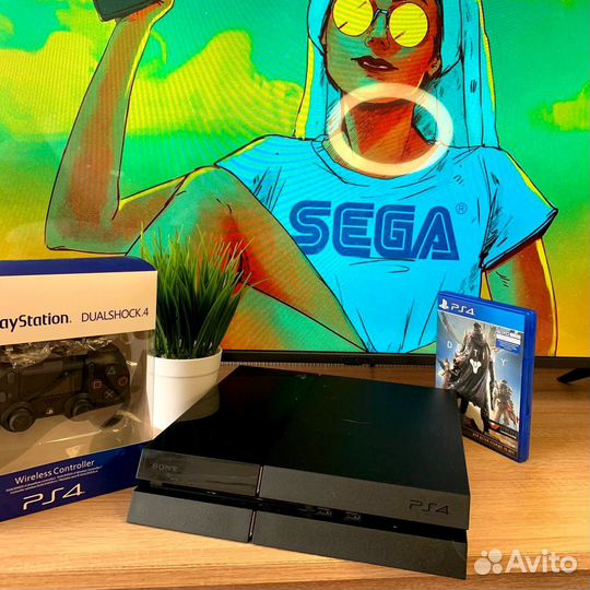 Sony PS4 Black+подписка