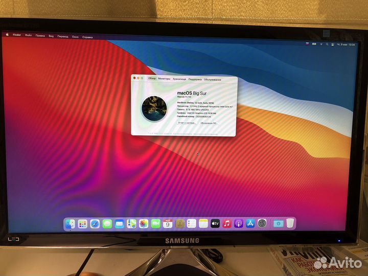 Дефектный macbook 12 retina a1534