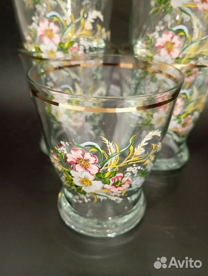 Стаканы 8 шт Богемия Чехия