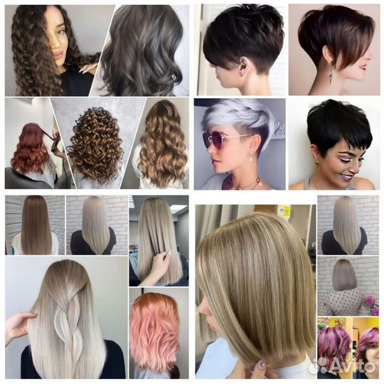 Окрашивание волос итальянская краска,стрижки,уход