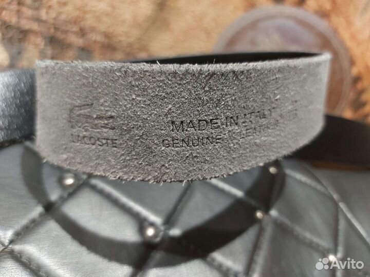 Ремень Lacoste натуральная кожа