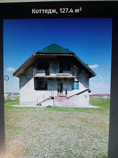 Коттедж 127 м² на участке 10 сот.