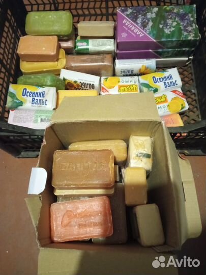 Мыло, порошок СССР и соль, сода