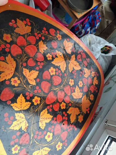 Крышка от стола хохлома