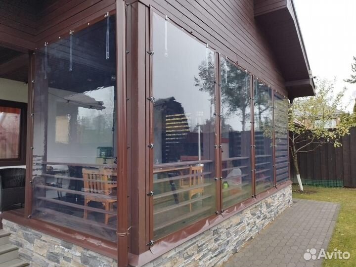 Мягкие окна на беседку, веранду, террасу