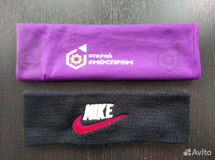 Шапки и полоски Reebok, Nike и California (новые)