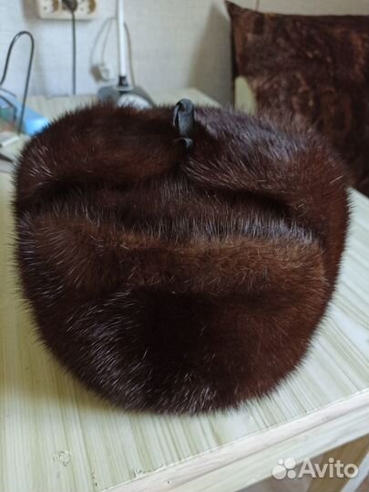 Шапка норковая(не ушанка) 56-57р