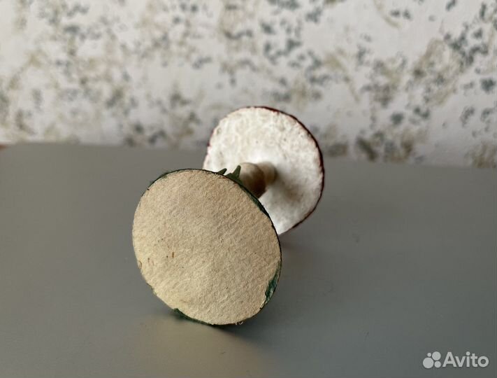 Ватная Ёлочная Игрушка СССР Лягушка под Мухомором