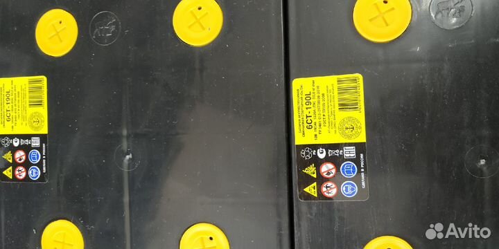 190Ah Комплект аккумуляторов на Камаз Тюмень болт