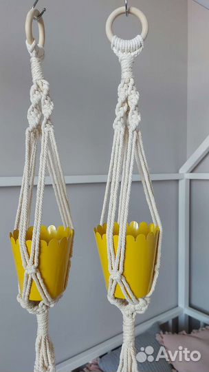 Подвес для кашпо макраме кашпо IKEA новое