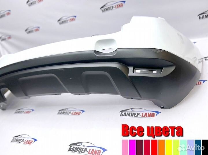 Бампер задний Рено Дастер 10-15 новый в любой цвет