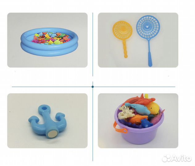Детская рыбалка с бассейном