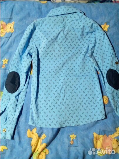 Рубашка синяя детская