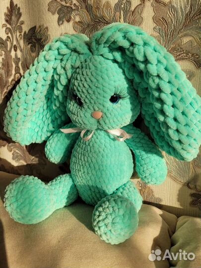 Заяц вязаный, амигуруми