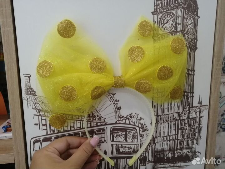 Ободок для волос ручной работы