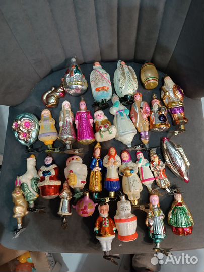 Елочные игрушки СССР