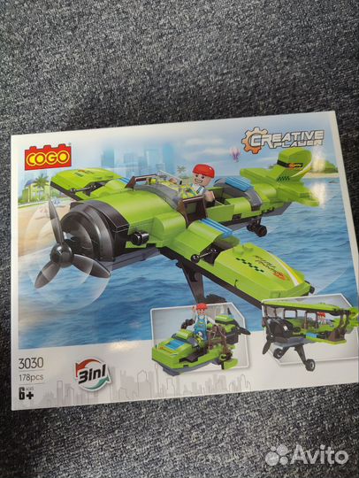 Конструктор Lego Аэроплан Самолет Авиация