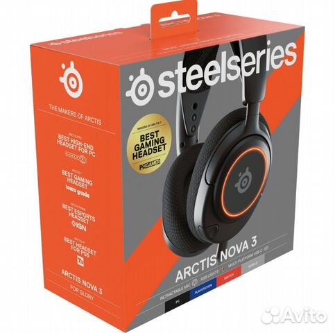 Игровые наушники SteelSeries Arctis Nova 3
