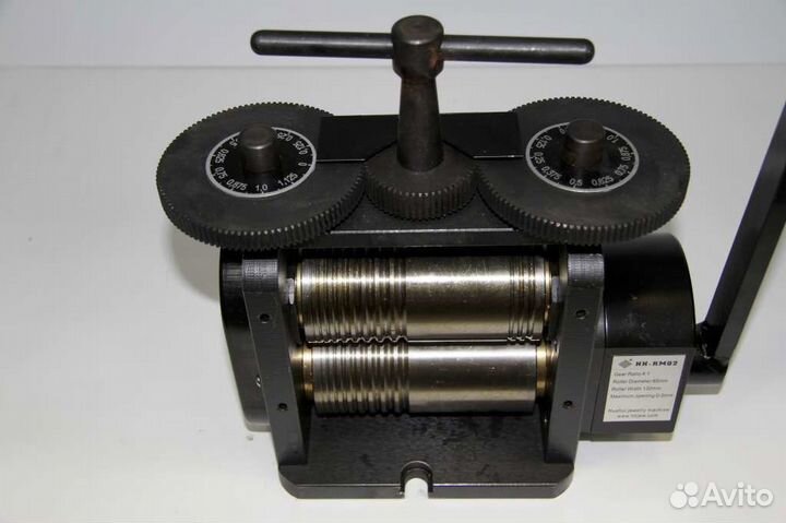 Вальцы HH-RM02A ручные с редуктором 130мм