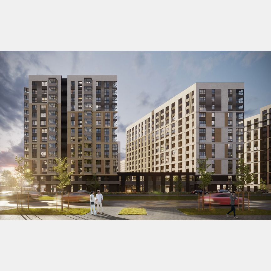 1-к. квартира, 42 м², 8/14 эт.