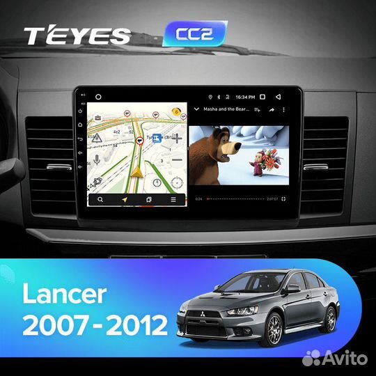 Магнитола Mitsubishi Lancer X CC2+ Android 10