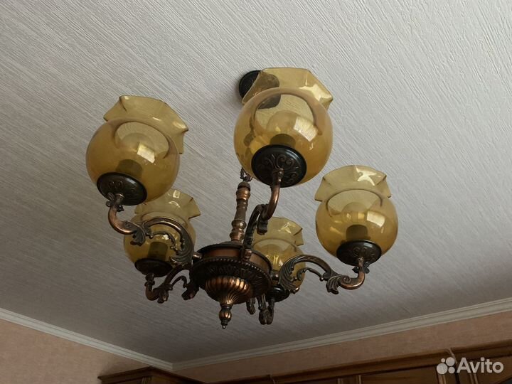 Люстра потолочная, 80 ые СССР