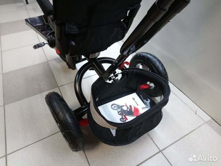 Велосипед С ручкой мамы трехколесный