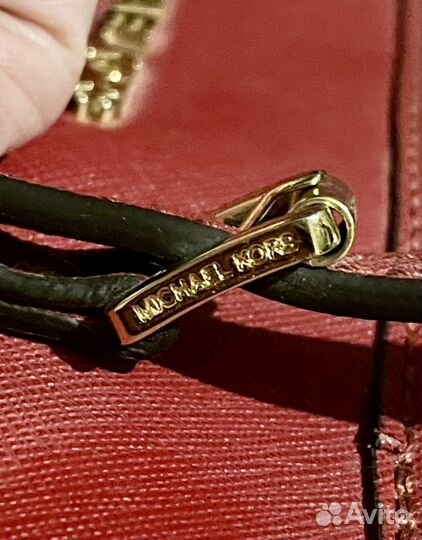 Сумка женская красная Michael Kors