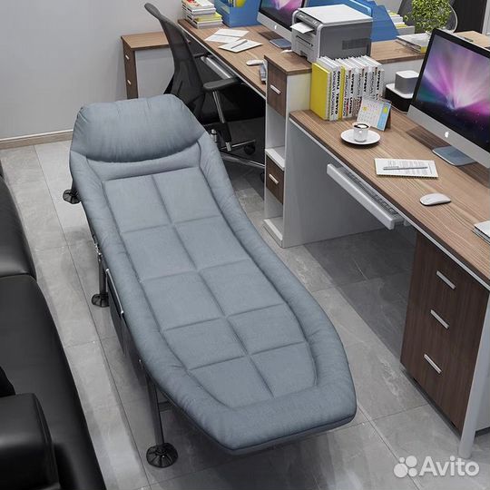 Раскладушка с матрасом походная до 200кг