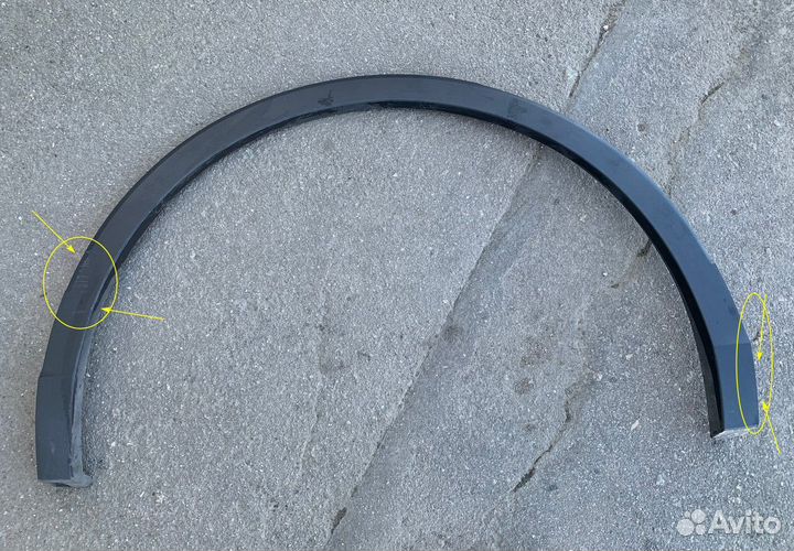 Накладка заднего крыла правого Tiguan 2